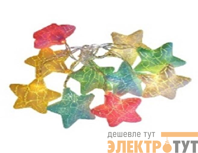 Гирлянда "Звезды" 2.25м ILD-16WW-ST 16 тепл. бел. светодиодов для помещений SHLights 4690601047298