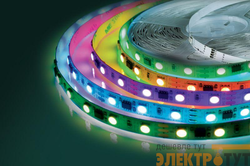 Лента светодиодная DSL-009 2835-54D/RGB (уп.5м) Camelion 15695