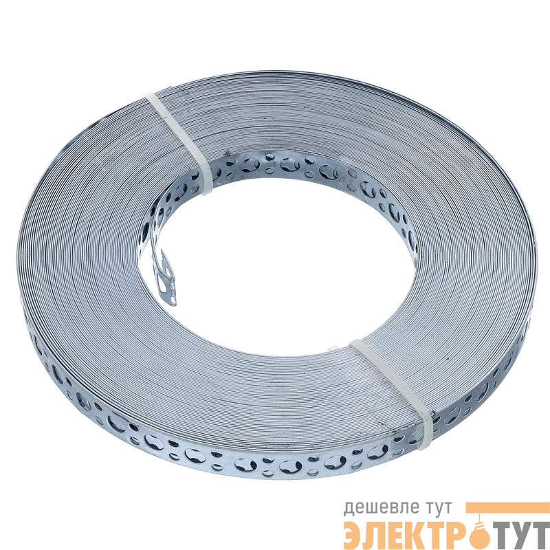 Лента монтажная 0.55х17 прямая 25м цинк этикетка СТРОЙМЕТИЗ 4520049