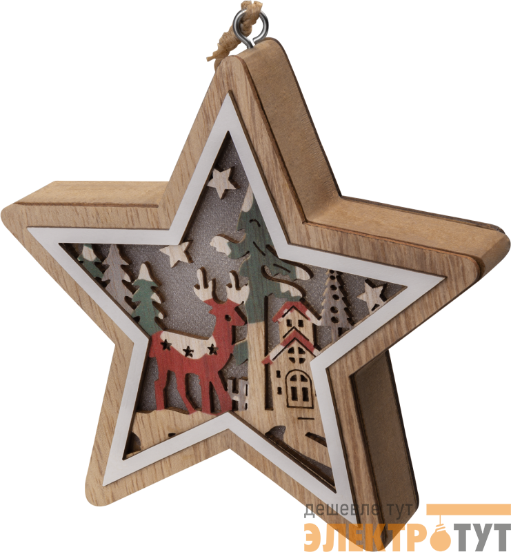 Гирлянда светодиодная "Игрушка звездочка" 95 054 NGF-D045-05 Navigator 95054