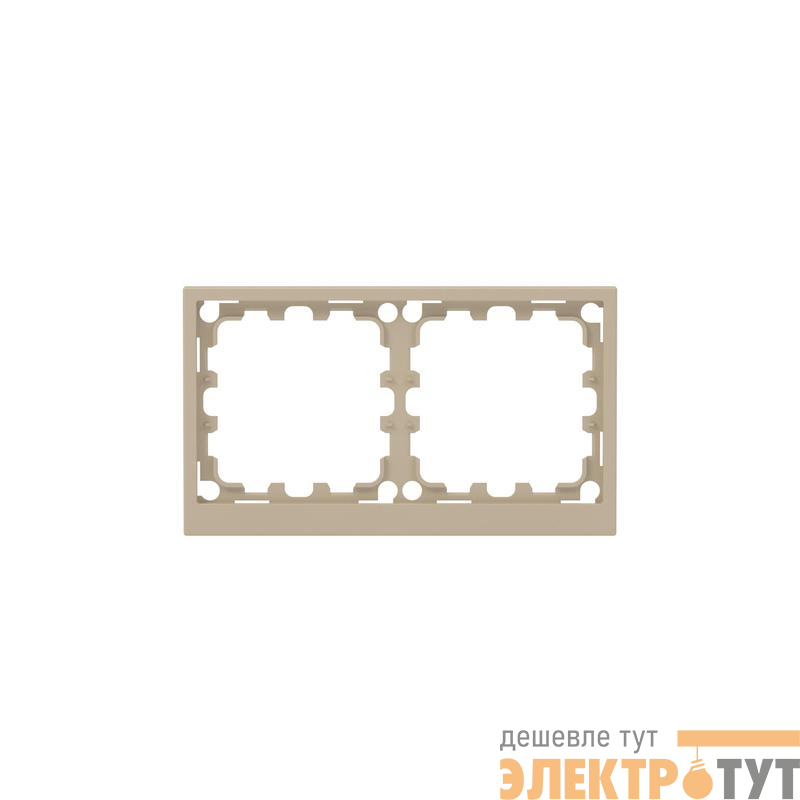 Рамка 2-м KANT ванильн. марципан DKC 7015904