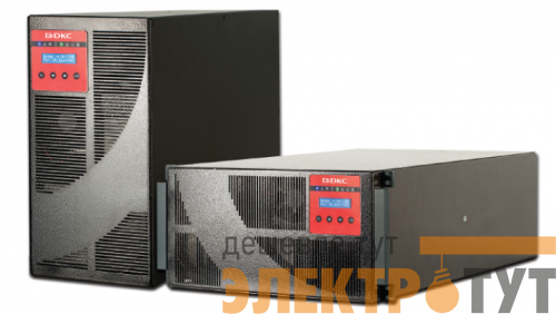 Источник бесперебойного питания Онлайн для Solo MD 12000 ВА/10800Вт 1/1 Rack 5U RS-232 EPO 6xIEC C13 4xIEC C19 + клеммная колодка 20х9А.ч DKC SOLOMD12A5