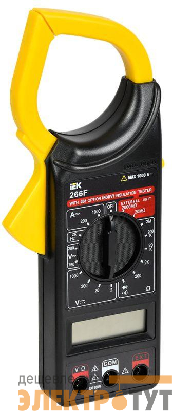 Клещи токоизмерительные Expert 266F IEK TCM-1F-266