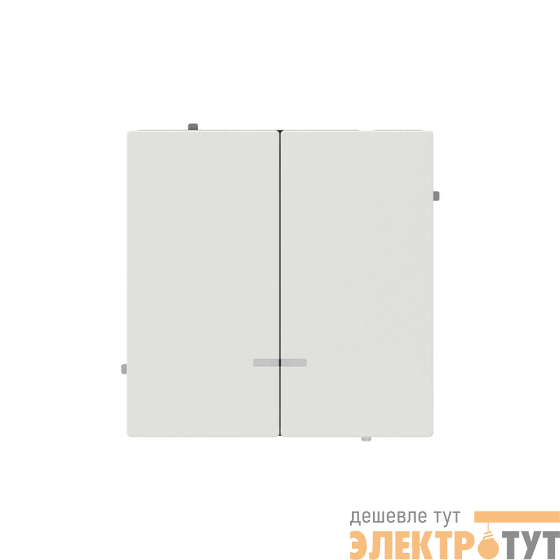 Переключатель 2-кл. KANT с подсветкой бел. песок DKC 7010144
