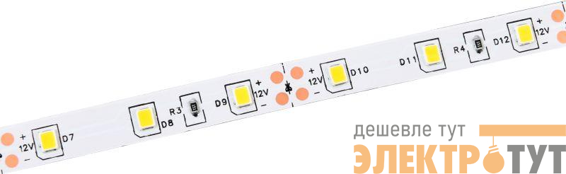 Лента светодиодная LED LSR-2835WW60-4.8-IP20-12В (уп.5м) IEK LSR1-1-060-20-3-05