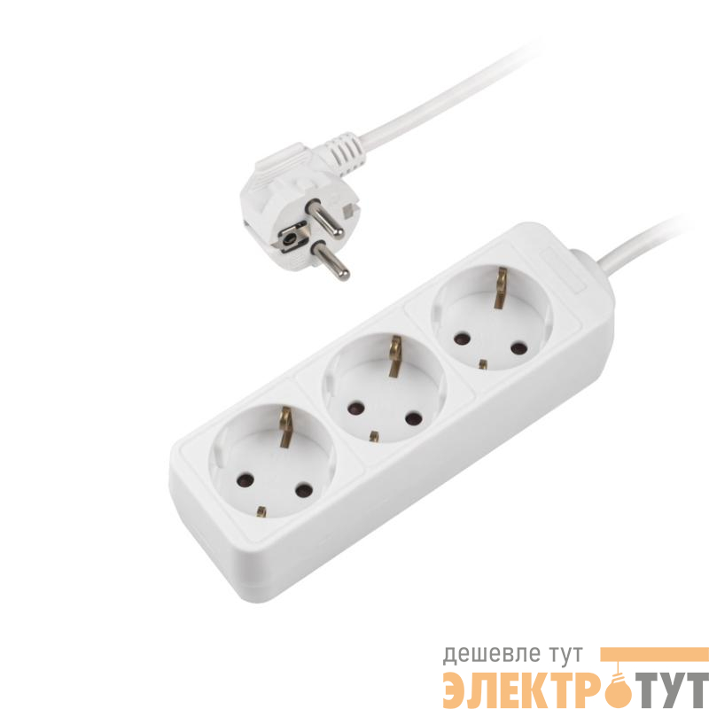 Удлинитель 3х3м с заземл. защитн. шторки ПВС 3 0.75 ФАZА 5052857