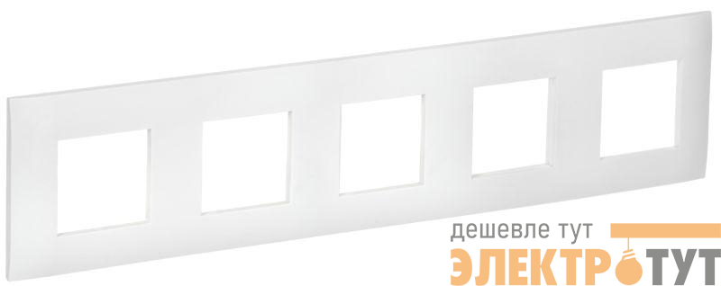 Рамка 5-м SKANDY SK-F05W арктич. бел. IEK SK-M52-K01