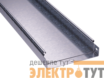 Лоток листовой неперфорированный 50х50 L3000 сталь 1мм гор. оцинк. DKC 3502010HDZ