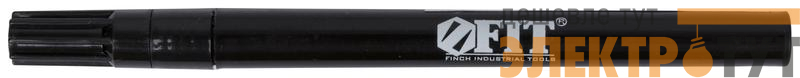 Маркер строительный с жидким красящим составом 138х11мм черн. FIT 04340