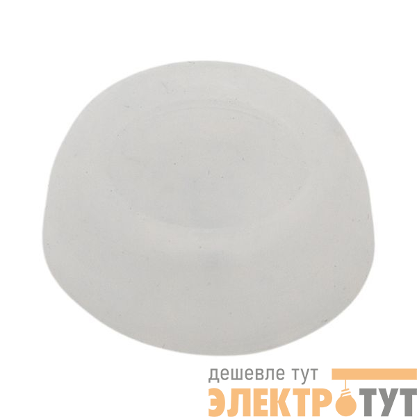 Колпачок для плоской кнопки XB4 силикон. бел. EKF pe-22x-w