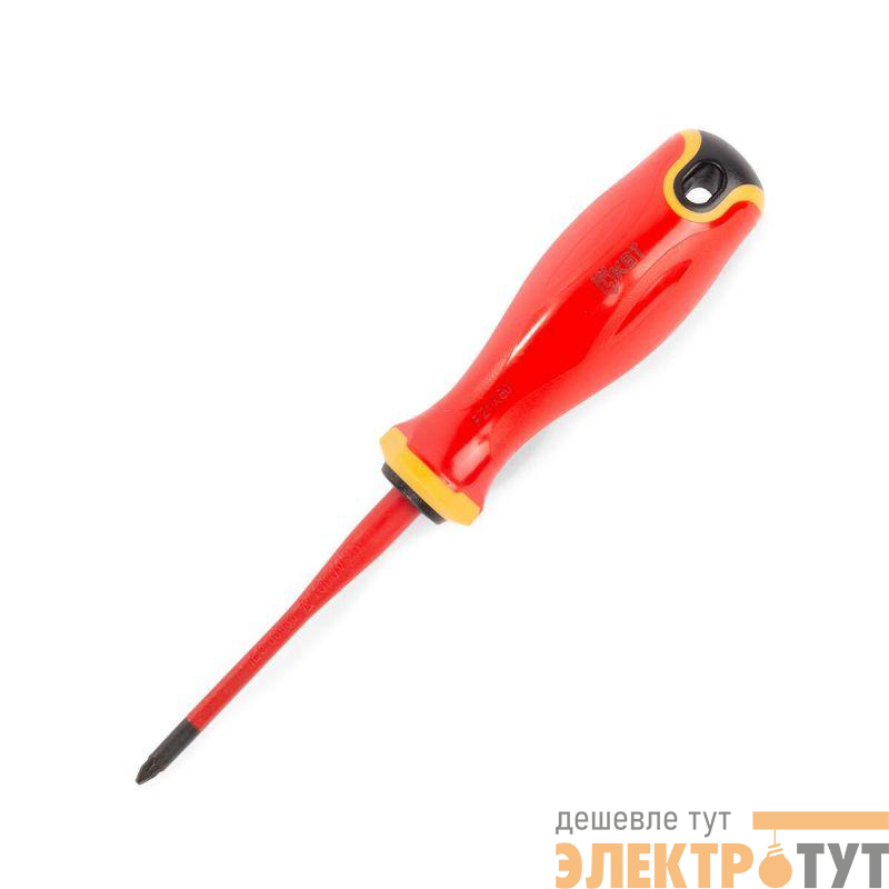 Отвертка диэлектрическая PZ1х80 СЛИМ КВТ 103009