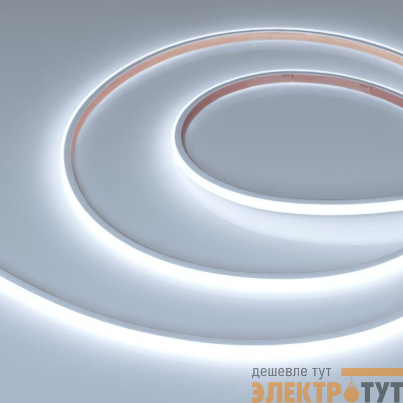 Лента светодиодная COB-PSW-X480-6mm 24V White 6000К 8Вт/м IP67 герметичная (уп.5м) Arlight 047889