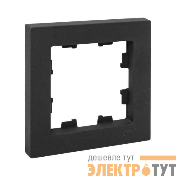 Рамка 1-м Эпика пластик черн. EKF UP1-FPB-01