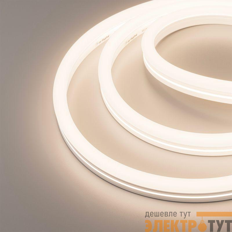 Лента светодиодная MOONLIGHT-SIDE-X336-12х24mm 230V Day 4000К 11Вт/м IP65 wire x1 грибовидная форма герметичная (уп.50м) Arlight 051903