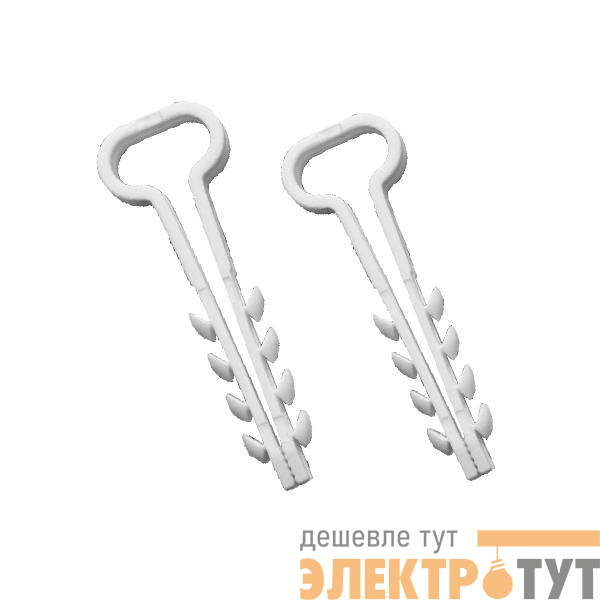 Дюбель-хомут для плоского кабеля 6-14мм бел. (уп.100шт) TOKOV ELECTRIC TKE-DH-6-14-PK-C01