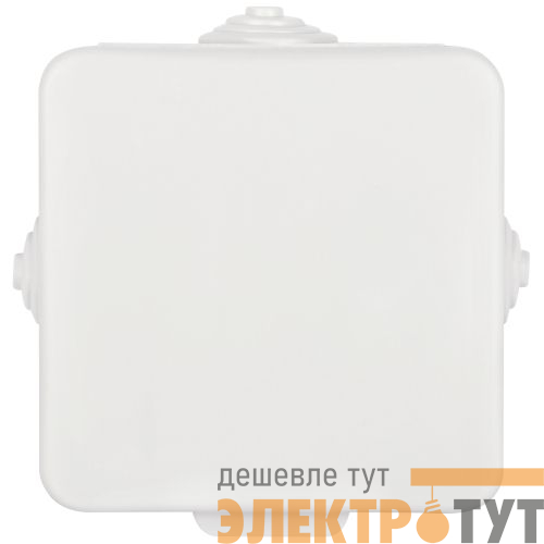Коробка распаячная ОП КОР 65х65х50мм IP54 с гермовводами 4 входа KOR-65-65-50-4g Эра Б0037445