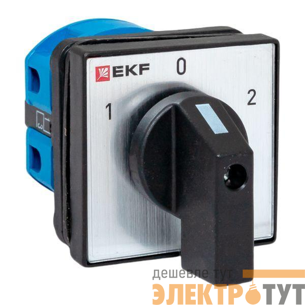 Переключатель кулачковый ПК-1-21 1п 25А "1-0-2" IP65 EKF pk-1-21-25-65