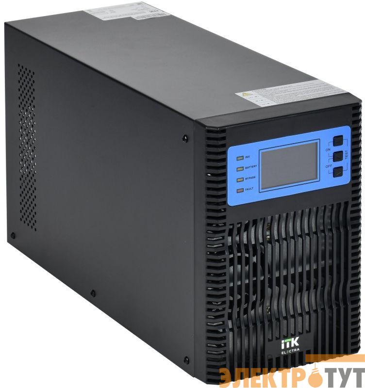 Источник бесперебойного питания ELECTRA OT 2кВ.А/2кВт LCD 48В DC с АКБ 4х9А.ч ITK EOT-0002KVA-1-004