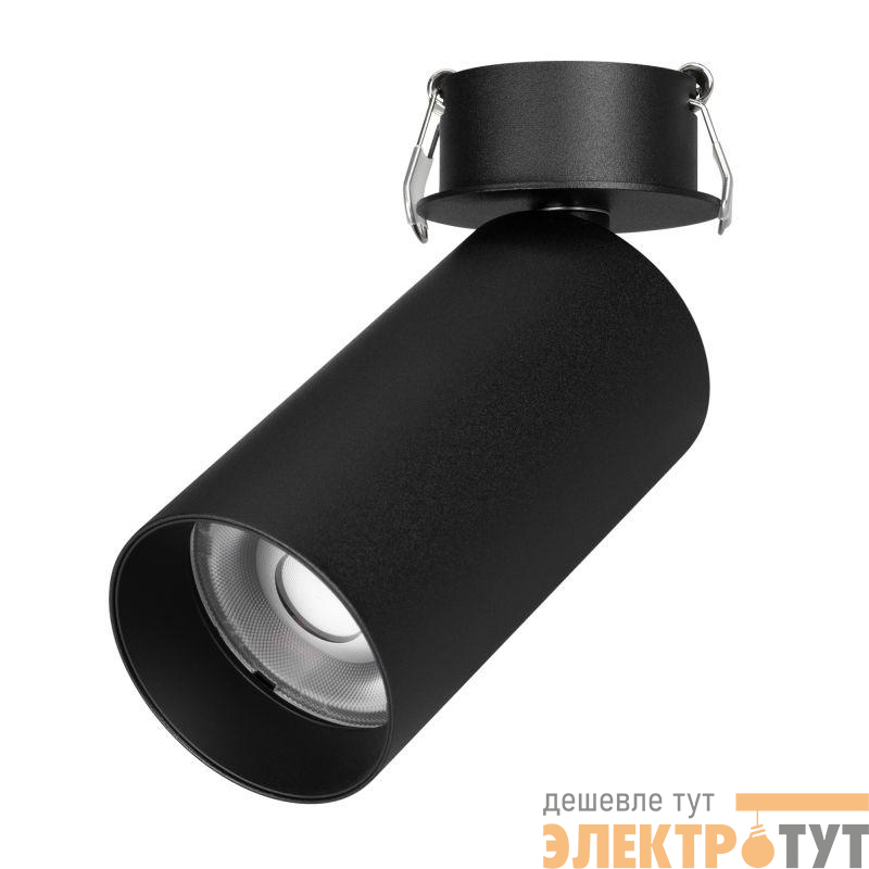 Светильник светодиодный SP-GABI-BUILT-FLAP-R60-12W Day4000 (BK 36 deg 230В) IP40 металл Arlight 049933