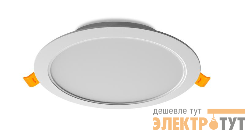 Светильник светодиодный PLED DL7 WH Downlight 18Вт 4000К 170х26мм IP54 ДВО встраив. JazzWay 5046658