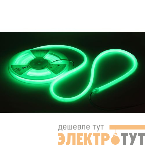 Лента светодиодная LS2835-9.6-120-24-G-IP68-5м 24В термостойкая для бани в комплекте: 2 заглушки; 10 крепежей зел. (уп.5м) Эра Б0062354