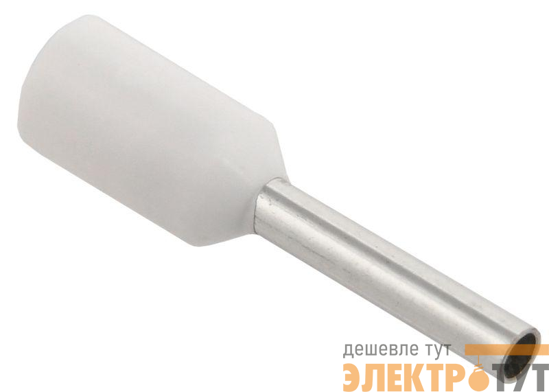 Наконечник НШВИ 0.75-8 бел. (уп.100шт) IEK UGN10-C75-02-08