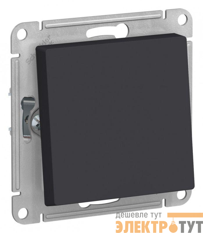 Механизм переключателя проходного 1-кл. СП AtlasDesign Aqua 10А IP44 (сх. 6) 10AX карбон SchE ATN441061