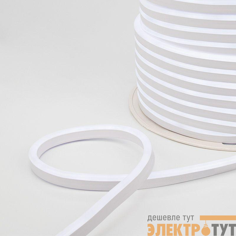 Шнур светодиодный гибкий неон Neon-Night SMD 8х16мм IP65 односторон. бел. 120 LED/м набор 10м (с компл. подключ.) Neon-Night 131-003