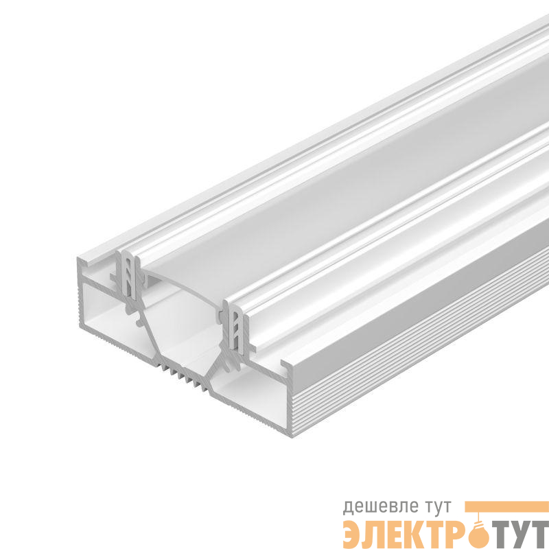 Профиль STRETCH-20-CEIL-D-CENTER-2000 WHITE L2000 алюм. Arlight 042948