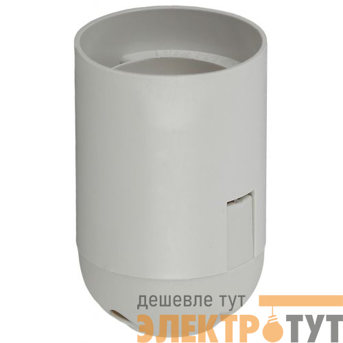 Патрон E27 подвесной пластик бел. (х50) (50/400/9600) ACS PTR/P-E27-PLA-WH Эра Б0043749