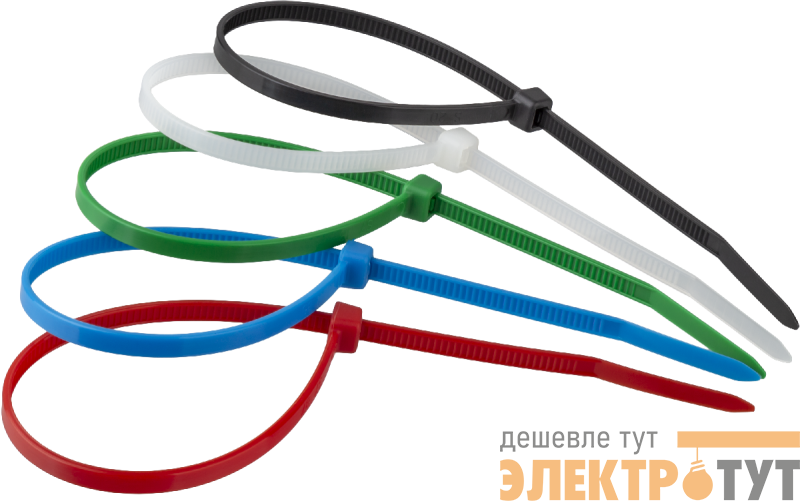 Хомут 14 120 NCT-036-300-25-C (уп.25шт) цветной Navigator 14120