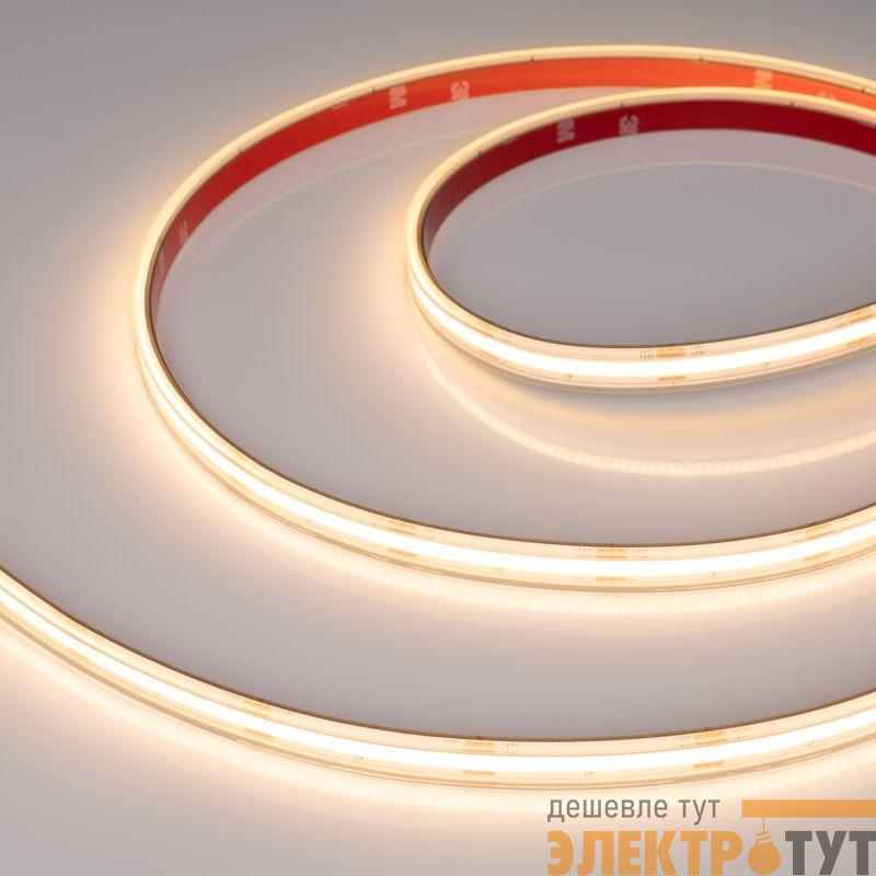 Лента светодиодная COB-PS-X420-12mm 24V Warm 2700К 4.8Вт/м IP67 герметичная (уп.15м) Arlight 049056