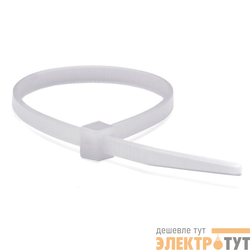 Хомут кабельный 7.6х250 полиамид бел. (уп.100шт) DKC 25225SR