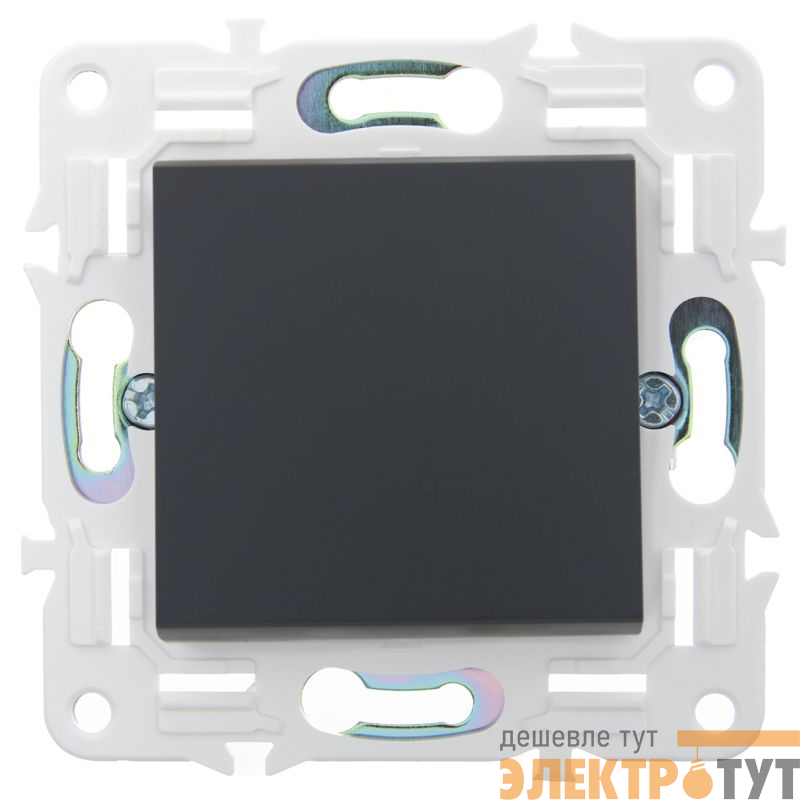 Выключатель 1-кл. SKANDY 10А SK-V01T титан IEK SK-V10-0-10-K48