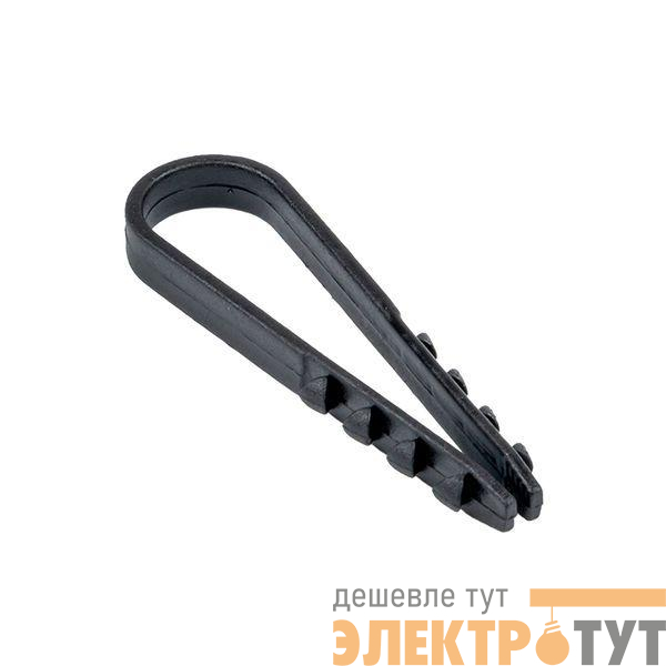Дюбель-хомут d11-18мм для круглого кабеля черн. (уп.50шт) PROxima EKF plc-ncs50-11x18b