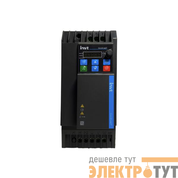 Преобразователь частоты GD27-0R7G-S2-B 0.75кВт 220В INVT 11001-02610