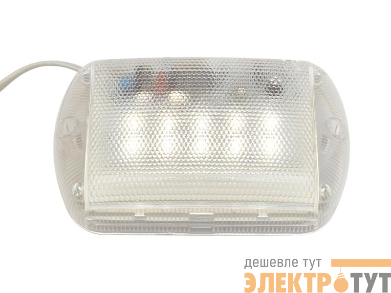 Светильник светодиодный ЖКХ Гермес 6Вт IP40 с акустическим датчиком и дежурным режимом Актей СА-5006Д