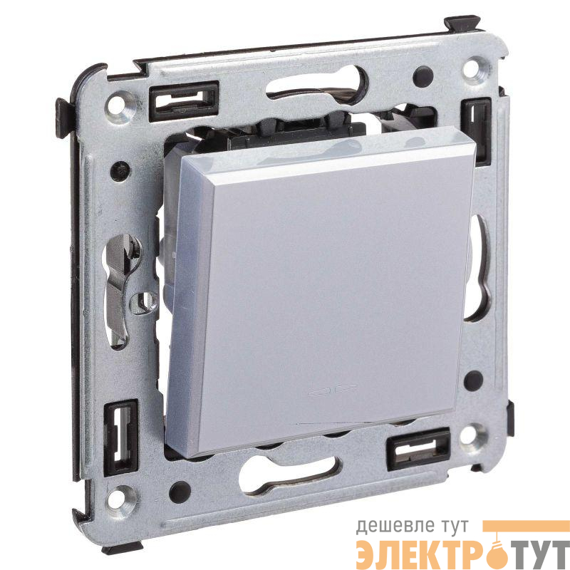Инвертор 1-кл. 2мод. СП Avanti "Закаленная сталь" 16А сер. DKC 4404123