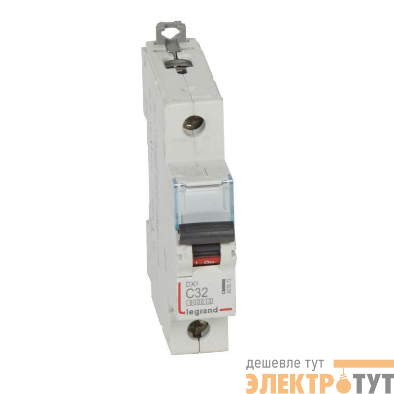 Выключатель автоматический модульный 1п C 32А 10кА DX3 6000 1мод. 230/400В Leg 407673