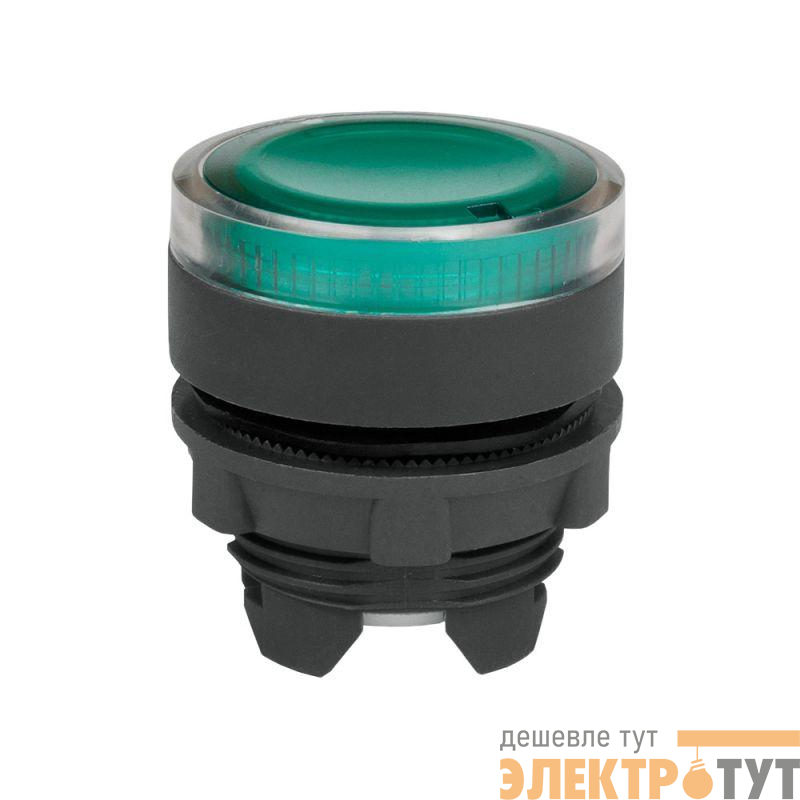 Головка кнопки OptiSignal D22 A5-PL-3 с подсветкой зел. пластик ZB5AW333 КЭАЗ 332306