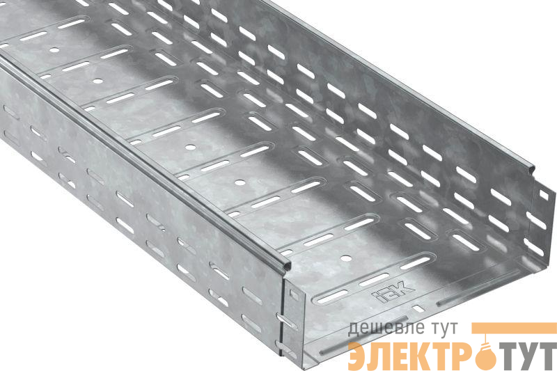 Лоток листовой перфорированный 400х100 L3000 сталь HDZ IEK CLP10-100-400-3-M-HDZ