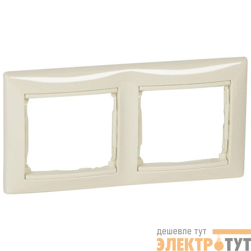 Рамка 2-м Valena горизонт. сл. кость (DIY-упак.) IEK 695632