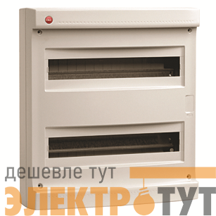 Бокс ОП IP40 36м сер. без дверцы (с усил. клеммн. блоком в компл. 2х87312) DKC 83736