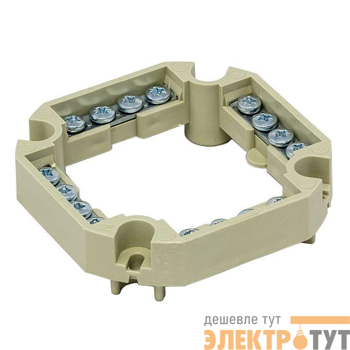 Клеммник для распаячных и универсальных коробок шаг крепления 90мм PROxima EKF plc-020-018