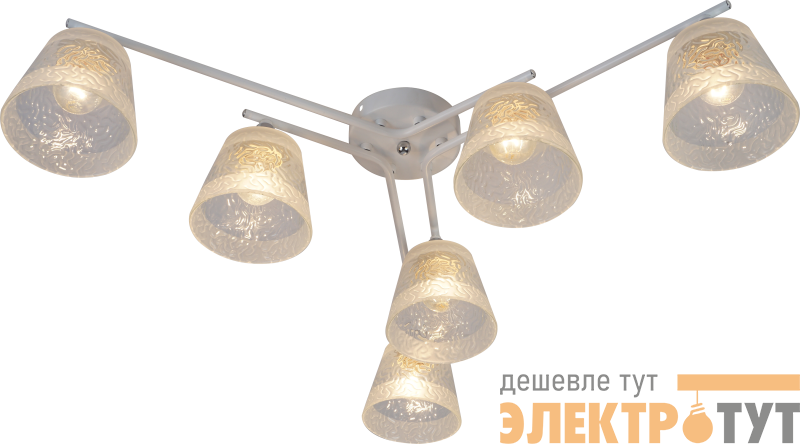 Люстра Constance 3155-306 6хЕ27 60Вт модерн Rivoli Б0059261