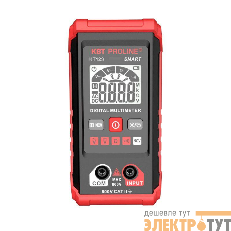 Мультиметр цифровой SMART KT 123 PROLINE КВТ 88550