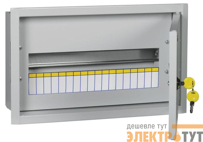 Корпус ЩРв-18 TITAN 3 265х440х120мм IP31 метал. IEK MKM14-V-18-30-T