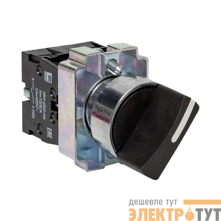 Переключатель BD33 3P короткая ручка 2NO EKF xb2-bd33