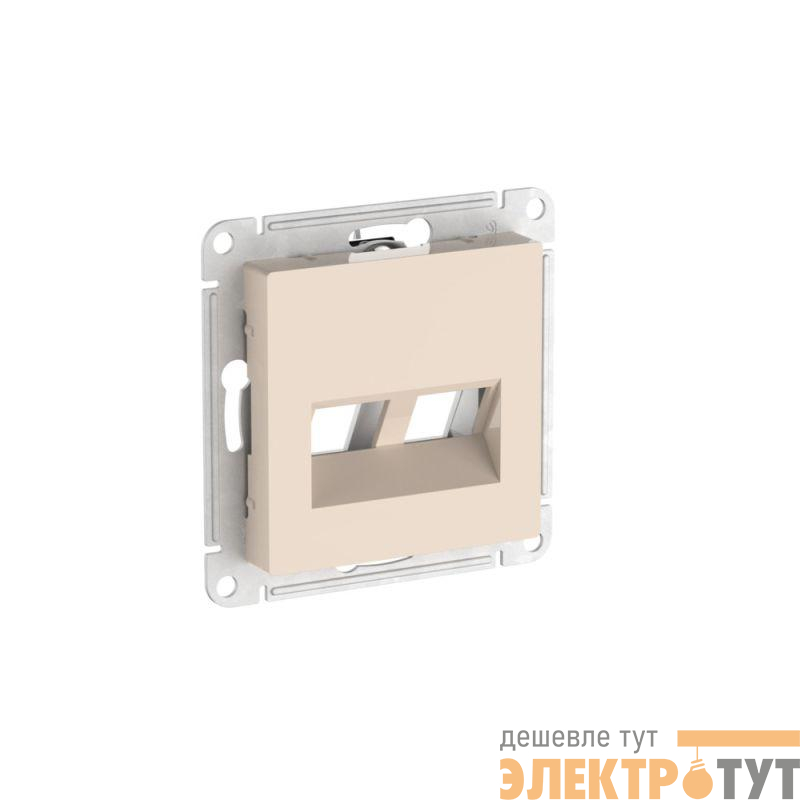 Накладка двойная AtlasDesign для информационных функций типа Keystone беж. SE ATN000290