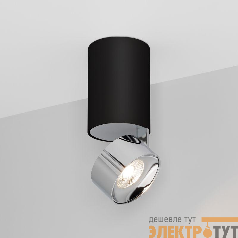 Светильник SP-PLURIO-SURFACE-LONG-R77-9W Day4000 BK-CHR 36 deg 230В 9Вт 4000К IP20 метал. Arlight 040380